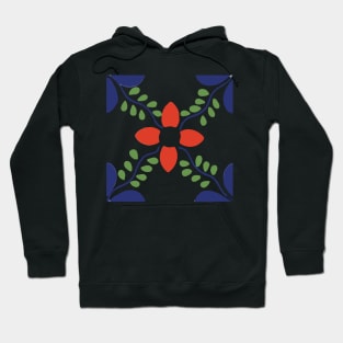 Talavera Red Flower Hoodie